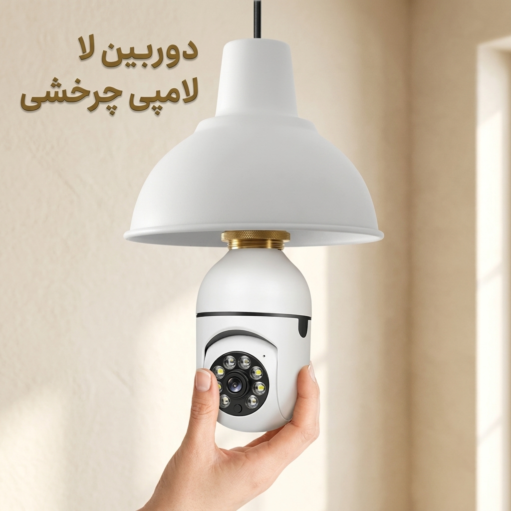 دوربین هوشمند لامپی چرخشی